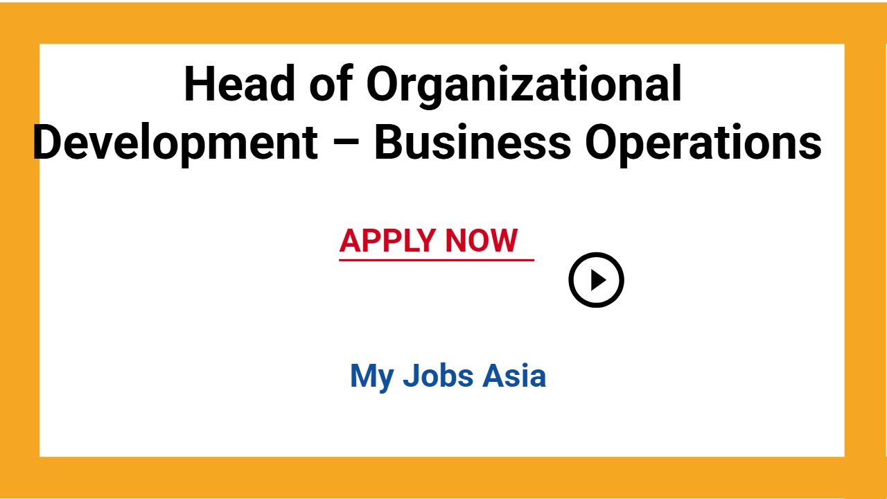 Head of Organizational Development – Business Operations