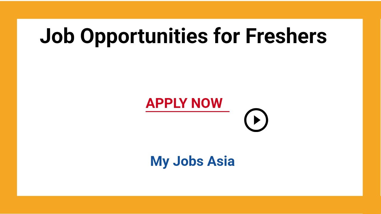 Job Opportunities for Freshers