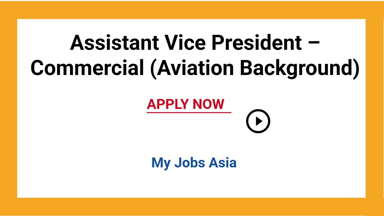 Assistant Vice President – Commercial (Aviation Background)