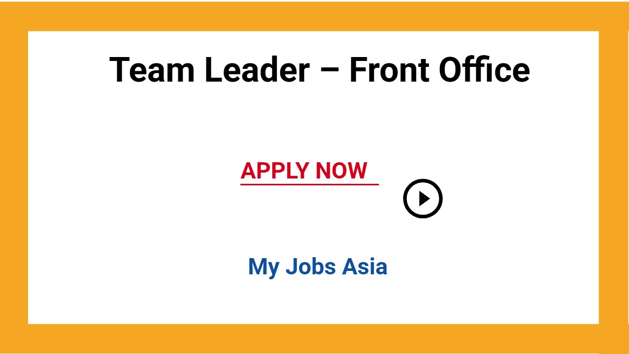 Team Leader – Front Office